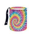 Colorful Tie Dye Collapsible Waste Basket Bin Car Trash Can Bags Small Trash Can Car Accessories Interior for Car SUV Trucks