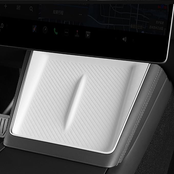 Premium Silicone Wireless Charging Pad Designed for Latest Generation Y Center Console Slip and Heat Regulati