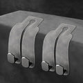 ecocstm Car Seat Headrest Hook, Vehicle Back Seat Headrest Hook, Car Purse Hook Car Seat Hooks for Hanging Grocery Bag, Purse, Car Seat Backrest Organizer, Tote Bag (Gray)