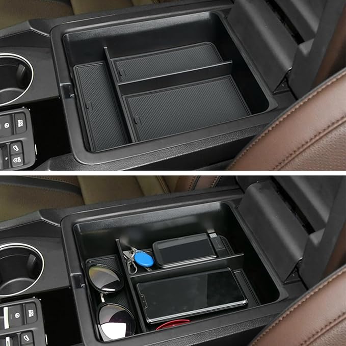 JIADIANYOU Center Console Organizer Compatible with 2023-2025 Honda Pilot, 2024-2026 Honda Passport/Ridgeline Center Console Armrest Storage Box Tray Divider Accessories