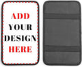 SHUANGFEI Custom Auto Center Console Pad Car Armrest Seat Cover, Add Your Image/Text Personalized Seat Box Cover Protector, Car Decor Accessories for Most Vehicle Sedan, Truck, SUV