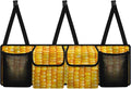 CLOHOMIN Corn Trunk Organizer for SUV Sedan Auto Yellow Car Trunk Organizer Hanging Car Storage Bags Collapsible Cargo Bag Car Decor Accessories Gifts