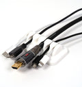 Desktop Cable Organizer, Weighted, Eco-Friendly Silicone, No Bad Smell, Bundled with 4 Reusable Cable Ties (White)