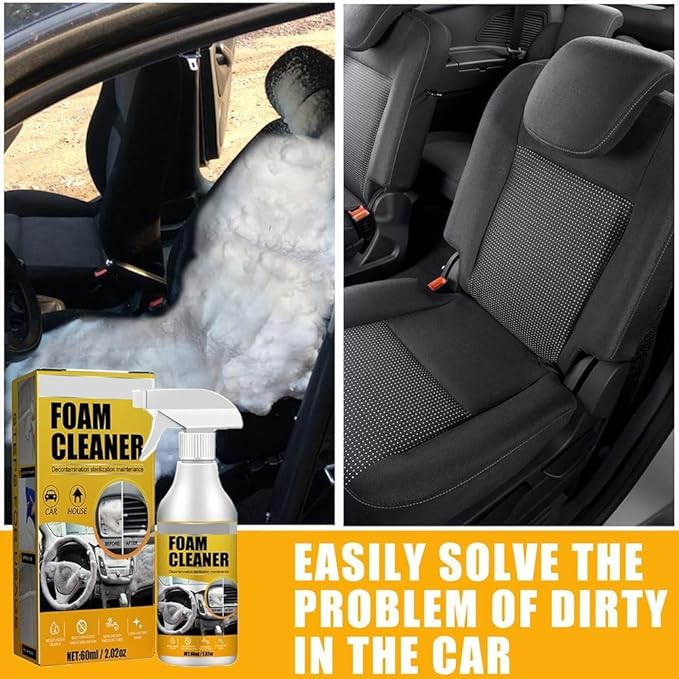 Omaky Multi-Purpose Foam Cleaner for Car, All Around Master Foam Cleaner, Car Interior Foam Cleaner,Car Seat Foam Cleaner Spray, Upholstery Cleaner for Car Seats, Interior Car Cleaner (3pcs)