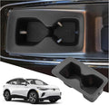 SXCY for 2023-2025 2026 Volkswagen ID.4 Accessories 2024 2025 2026 VW ID.4 Cup Holder Insert TPE Cup Holder Limiter Drink Holder Adapter Non-Slip Drink Stopper Stabilizer
