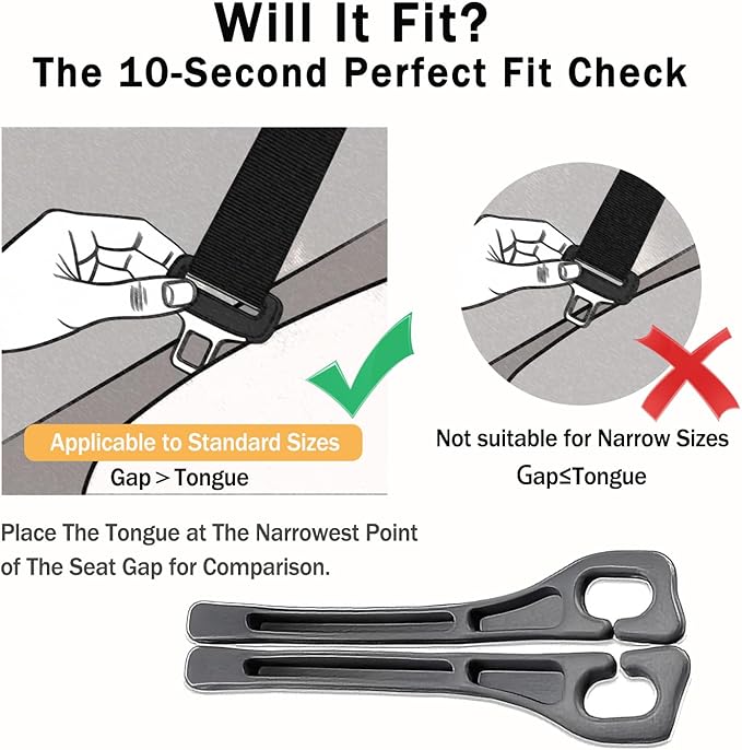 2PCS Car Seat Gap Filler and Organizer, Stop Drops Between Seat and Console, Automotive Front Seat Organizer for Keys, Phone, Coins |Universal Fit. (Brown)