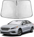 EcoNour Windshield Sun Shade Compatible for Hyundai Sonata Sedan 2020–2026 | Custom Fit Front Window Sunshade | Foldable Heat & UV Reflective Sun Visor