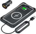 Car Wireless Charger Pad, 15W Fast Non-Slip Wireless Charging Pad for Car with 20W Car Adapter, Compatible with iPhone 17 16 15 14 13 12 Pro Max AirPods,100CM Cable