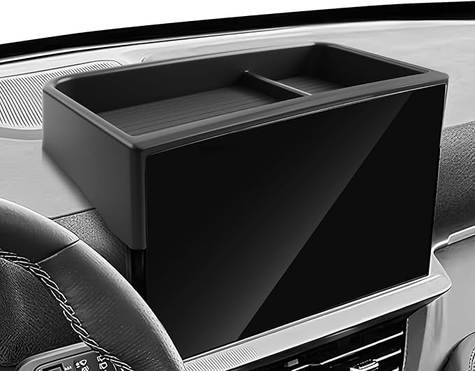 SKTU Upgrade for 2025 2026 Ford Explorer Dashboard Organizer for 2025 2026 Ford Explorer (Active/ST-Line/Platinum/ST) Behind Screen Organizer Ford Explorer 2025 2026 Accessories Dashboard Tray