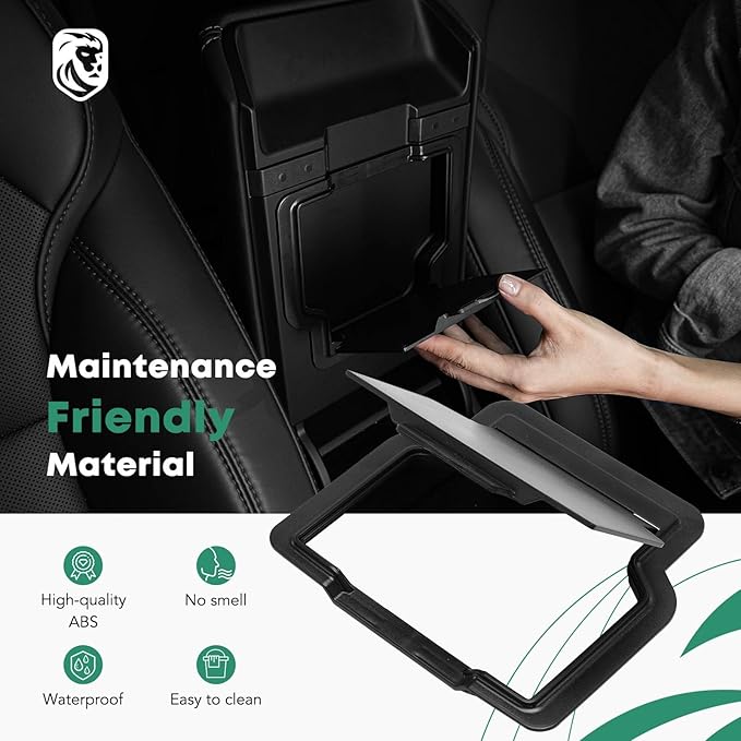 YHTAUTO Armrest Hidden Storage Box for Tesla Model Y Juniper 2025 2026(Premium & Performance),Tesla Model 3 Highland 2024 2025 2026, Center Console Organizer Tray Compartment Storage Car Accessories