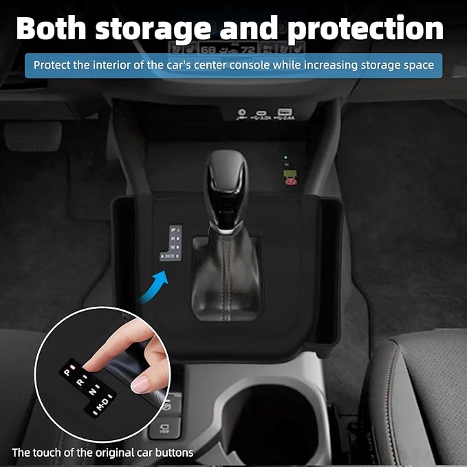 Center Console Silicone Gear Shift Panel Cover for Subaru Forester 2025 Accessories Pocket Organizer Storage Interior Accessories
