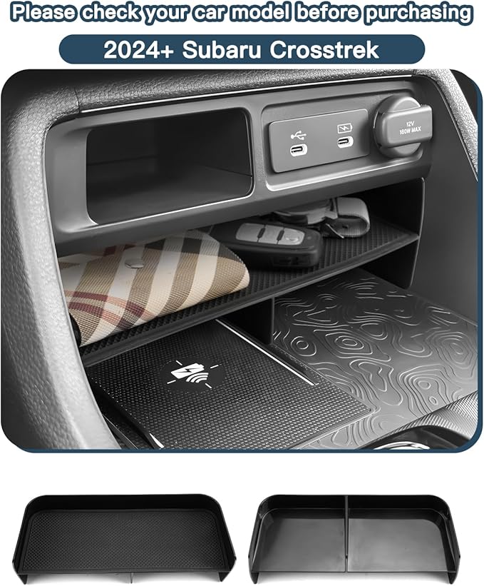 Ruiya 2026 Passport Center Console Organizer for Honda Passport 2026 Accessories ABS Material Central Console Organizer Compatible with 2026 Honda Passport RTL/TrailSport/TrailSport Elite