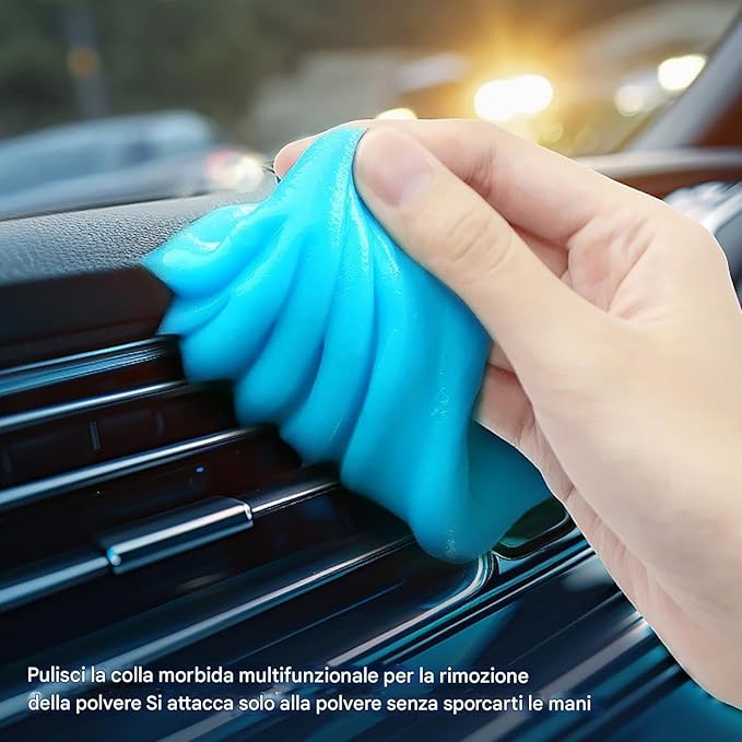 Car Interior Plus Cleaners - Detail Kit For Car Cleaning Gel | Cleaning Gel | Reusable Deformable Gelatin Sealant For Car Dashboard Air Intakes