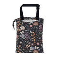 KXWQTRDD Car Garbage Bag Vintage Floral Watercolor Rustic Drawstring Car Trash Bag Hanging for Back Seat with Adjustable Buckle Canvas Vehicle Trash Can Easy-to-Install