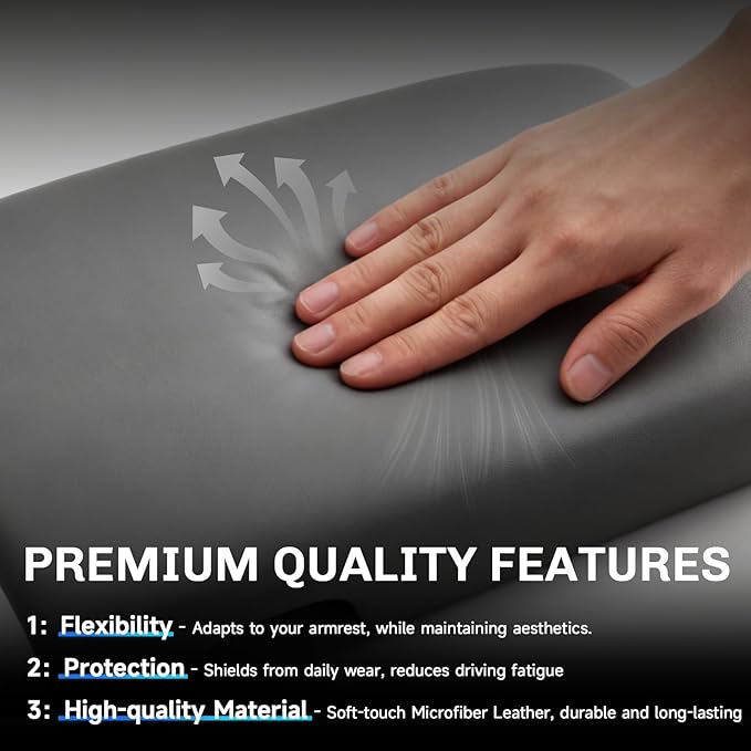 SXCY for 2025 2026 Mazda 3 Armrest Cover for 2019-2025 2026 Mazda 3 Accessories 2025 2026 Mazda3 Center Console Cover 2025 2026 Mazda3 Middle Console Cover (Thin Cover Black Line)