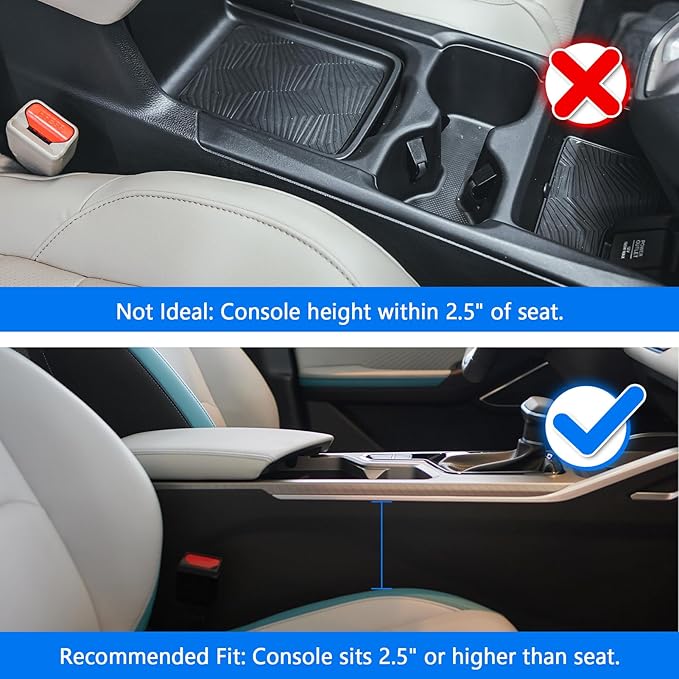 Car Seat Gap Filler Organizer 2 Pack, Car Seat Organizer with Cup Holders, 3-in-1 Removable Auto Organizer for Women, Universal Fit SUV Truck Fill The Gap Between Seats & Console(Black)