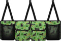 CLOHOMIN St. Patrick's Day Car Trunk Organizer Dachshund Car Trunk Organizers Green Leaf Backseat Hanging Storage Car Accessories Backseat Car Organizer for SUV Trucks Sedan