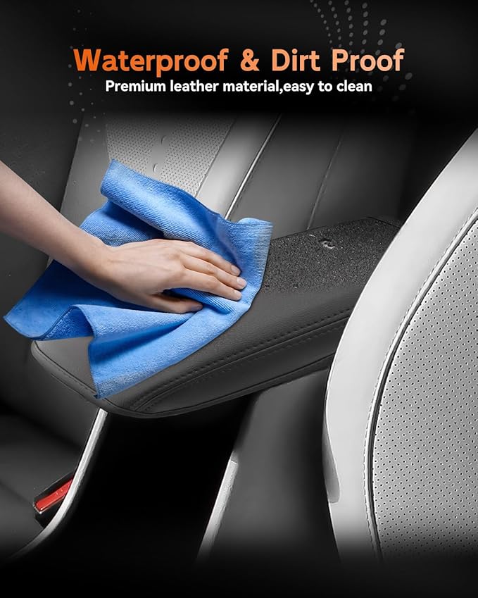 CDEFG for 2024-2025 2026 Hyundai Kona Center Console Cover Armrest Cover for Kona (SE, SEL, SEL Convenience, N Line S, N Line, Limited) Accessories Console Arm Rest Protector
