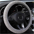 Car Accessories Steering Wheel Cover Non-Slip Fashionable Winter Little Velvet Without Inner Ring Plush Car Wheel Cover (Color : 5)