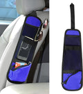 Hovom Car Seat Storage Hanging Bag, Multi-Pocket Car Seat Side Organizer, Multifunctional Mesh Pocket Auto Front Seat Organizer for Phone Wallet Glasses, Universal Car Accessories (Blue, 1PCS)