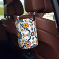 Traditional Mexican Trible Car Trash Can Garbage Cans Foldable,Cute Hanging Car Organizer and Storage Bag Leak Proof, Auto Back Seat Trash Bin Universal for Truck, SUV, Outdoor Travel