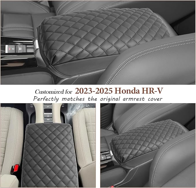 SKTU 2023 2024 2025 2026 HR-V Center Console Cover for 2023 2024 2025 2026 Honda HR-V Armrest Cover Honda HRV 2024 2025 2026 Accessories 2023-2025 2026 HR-V (LX/Sport/EX-L) Center Console Cushion
