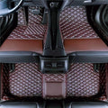 Yaruicar Custom Personalized Floor Mats for Cars Luxury Full Coverage All Car Floor Mats Anti-Slip Leather Car Mat Set Trucks & SUVs Trucks Automotive Floor Mats Liners (Coffer)