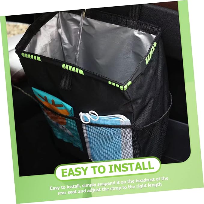 Car Backseat Organizer Large Capacity Vehicle Sundries Storage Bag Durable Space Saving Design for Efficient Automotive Use