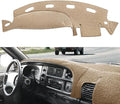 Yiz Dashboard Cover Dash Cover Mat Pad Custom Fit for Dodge Ram 1500 2500 3500 1998 1999 2000 2001 (98-01 Beige) Y21