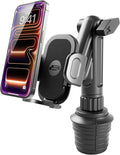 Bracketron TripGrip Extend Cup Holder Phone Holder - Universal Car Phone Holder Cup Holder Mount, 360° Rotation, Fits Devices Up to 4.2", GPS & Smartphone