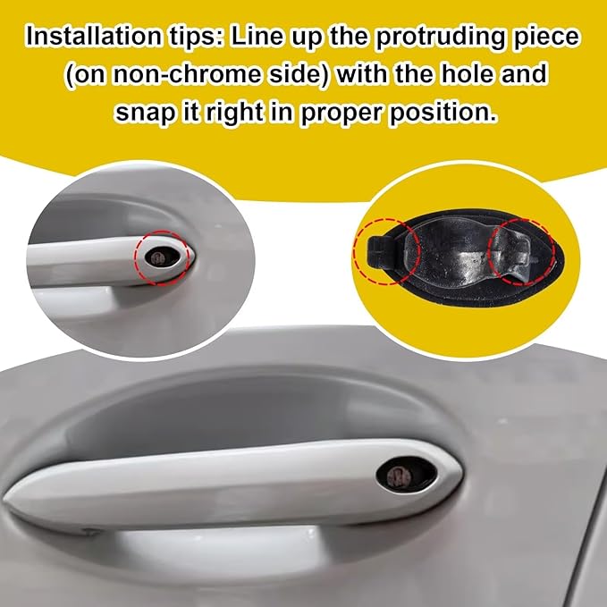 Goholy Car Door Handle Cover Cap Compatible with BMW 1 3 5 6 8 Series X5 X6 X7 Z4 M5 M8 F90 G05 G06 G07 51217489341 51219463547 Door Key Cover Door Handle Accessories Lock Cap Blue