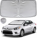 KAYZT Windshield Sun Shade for 2014-2018 Kia Forte Foldable Sunshade Front Window Custom Fit Car Accessories