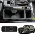 Maxzina Cup Holder Compatible with 2020-2025 Kia Telluride Cup Holder Silicone Insert Center Console Cup Holder Silicone Black Bottle Holder Interior Decoration for 2024 Telluride Accessories