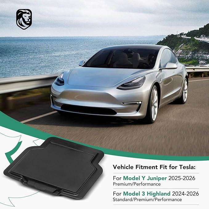 YHTAUTO Armrest Hidden Storage Box for Tesla Model Y Juniper 2025 2026(Premium & Performance),Tesla Model 3 Highland 2024 2025 2026, Center Console Organizer Tray Compartment Storage Car Accessories