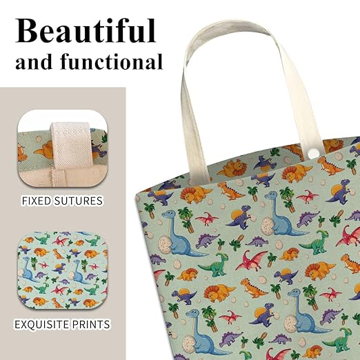 Car Trash Can, Cute Car Trash Bag, Hanging Car Organizer and Storage Bag, Trash Bin for Car Accessories, Vehicle, Travelling, Camping Cute Colorful Dinosaur