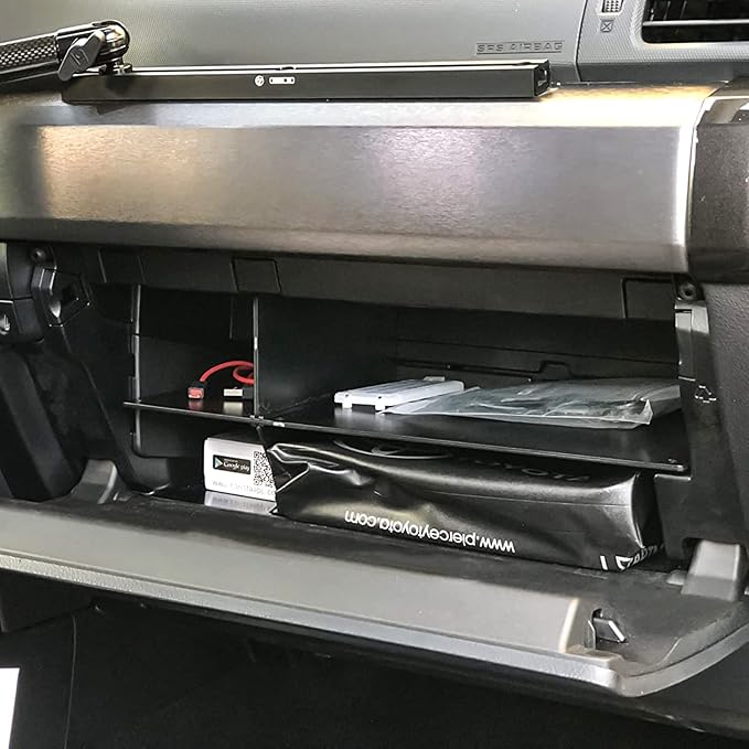 EDBETOS Glove Box Dividers Organizer Compatible with Toyota 4Runner Accessories 2010-2023 2024/ Lexus GX 460 (2010-2023) Insert Box ABS Secondary Storage