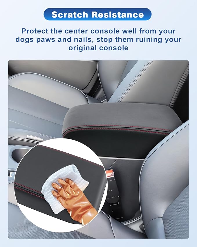 CDEFG for 2025 2026 Subaru Forester Center Console Cover, for 2025 2026 Subaru Forester Accessories Armrest Cover Middle Console Pad Arm Rest Cushion