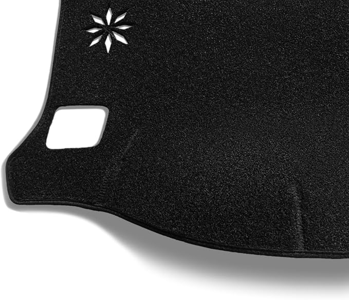 Yiz Dash Cover Mat Custom Fit for Toyota Highlander 2014-2019,Dashboard Cover Pad Carpet (Black) J26