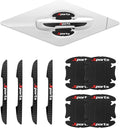 8PCS Car Door Protectors Kit with 4 Auto Knob Protectors&4 Bowl Sticker,Stylish Sports Car Door Handle Scratch Protector,Automotive Exterior Accessories for Most Vehicles