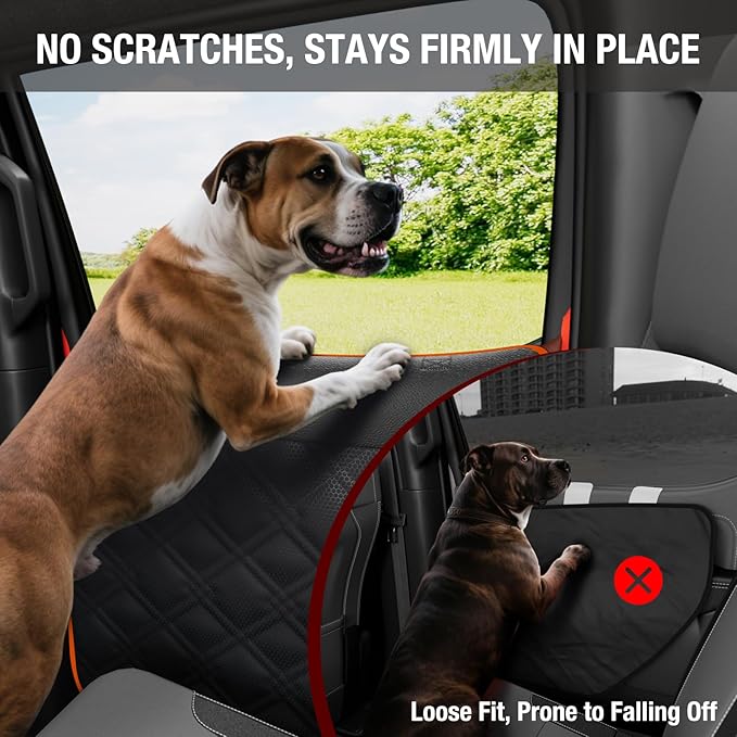Surfcabin Door Protector from Dog Scratching– 20% Larger Designed Dog for 𝐓𝐫𝐮𝐜𝐤𝐬 & 𝐋𝐚𝐫𝐠𝐞 𝐒𝐔𝐕𝐬, 2 Packs [Left + Right] Thickened Waterproof Car Door Protector