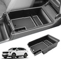 SKTU for 2024 2025 2026 Kia Sorento Center Console Organizer for 2024 2025 2026 Kia Sorento Accessories Console Tray 2024 2025 2026 Sorento Armrest Storage Box with Coin Holder Durable (White)