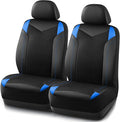 PIC AUTO Car Seat Cover, Super Breathable Mesh Front Seat Cover for Cars, Blue Leather Seat Covers, Universal Fit, Durable, Airbag Compatible, Suitable for SUVs, Trucks, Sedans, and Vehicles