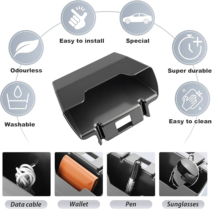 SKTU for 2024 2025 2026 Subaru Crosstrek/Subaru Impreza Center Console Organizer 2024-2026 Crosstrek Central Console Hanging Storage Box 2025 Impreza Accessories 2024 2025 2026 Crosstrek Accessories