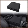 Muslogy Center Console Armrest Cover Compatible with Ford F-150 F150 2021-2025 Comfort Armrest Pad Arm Rest Cushion Vegan Leather Protector 1-Inch Extra Thick(WorkSurface ONLY)