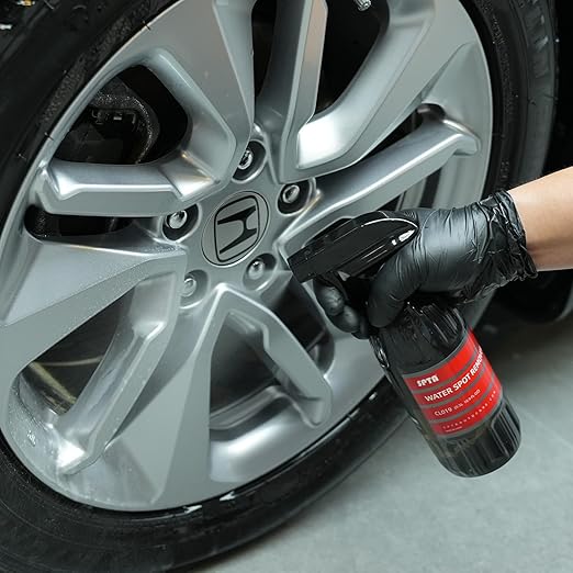 SPTA 16 oz 500ml Heavy Duty Water Spot Remover Gel for Paint, Glass, and Metal - Mineral and Water Spot Remover for Cars, Trucks, Motorcycles, RVs & More -CL019