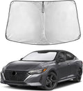 EcoNour Windshield Sun Shade Compatible for Nissan Sentra 2020–2025 | Sedan Front Window Sunshade | Foldable Sun Visor Cover | UV Protection & Heat Reduction