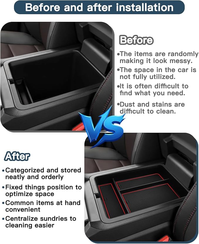 Ruiya 2026 Passport Center Console Organizer,for Honda Passport 2026 Accessories ABS Material Middle Console Glove Tray Compatible with 2026 Honda Passport RTL/TrailSport/TrailSport Elite