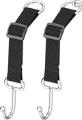 QUIDAOSO Car Headrest Hooks for Purse and Bags, Purse Holder for Car, Adjustable Back Seat Hanger, Metal Heavy Duty 100 lbs, (C1)