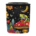 Frog Car Trash Can with Lid Garbage Bag Dustbin Container Mushroom Waste Basket Storage Pocket Hanging Large Capacity Vehicle Trash Bin