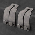 Leather Car Hooks, Car Back Seat Hooks, Car Headrest Hooks Universal for Bag Hooks, Ideal for Back Seat Storage﻿ (2pack-gray)